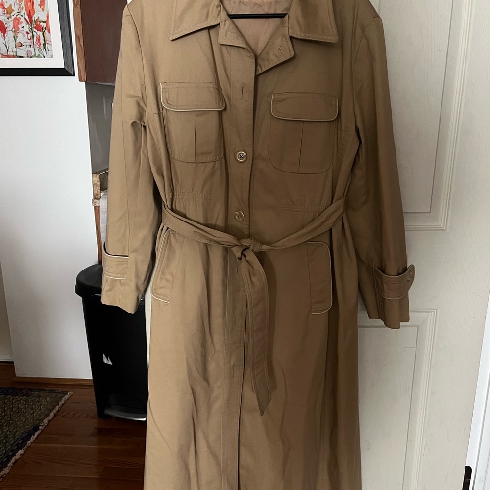 Women's Tan Trench Coat